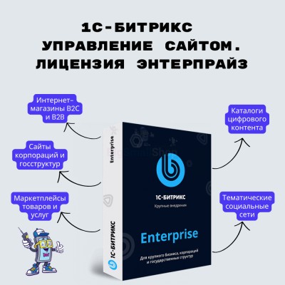 1С-Битрикс: Управление сайтом. Лицензия Энтерпрайз - купить в Шижне
