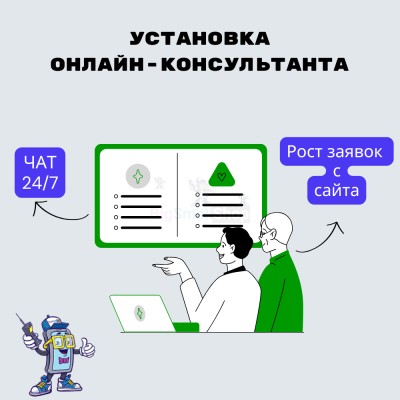 Установка онлайн-консультанта на ваш сайт - купить в Шижне